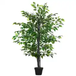 Netto Marken-Discount Outsunny Künstliche Banyan Baum PE, PP, Zement Angebot