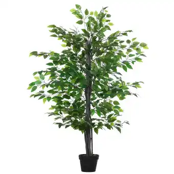 Netto Marken-Discount Outsunny Künstliche Banyan Baum PE, PP, Zement Angebot