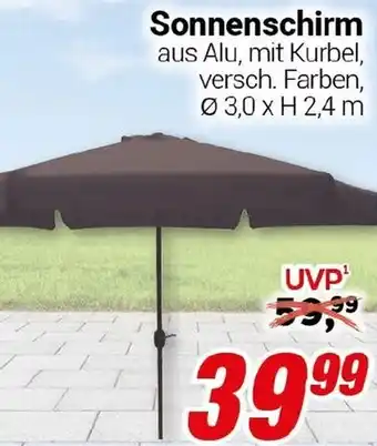 CENTERSHOP Sonnenschirm Angebot