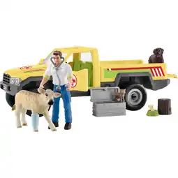 Netto Marken-Discount Schleich Spielfigur Farm World Tierarztbesuch auf dem Bauernhof Angebot