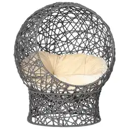 Netto Marken-Discount PawHut Katzenkorb Stahldraht, Polyester-Seil, Flanell, PP-Baumwolle Angebot