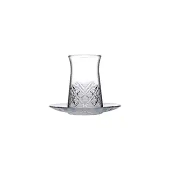 Netto Marken-Discount 12 Teilig Teegläser mit Untertassen 132ml aus Glas transparent Angebot