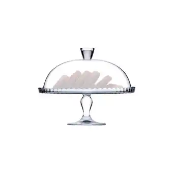 Netto Marken-Discount Etagere mit Glocke Pasabahce 32 cm Tortenständer Angebot