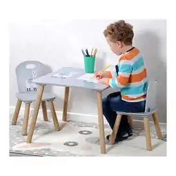 Netto Marken-Discount 1 Kindertisch mit 2 Stühlen, FSC, Alpaka Angebot