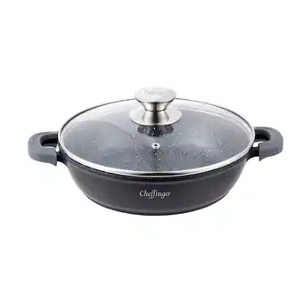 Netto Marken-Discount Aluguss Servierpfanne Ø24cm mit Deckel Angebot