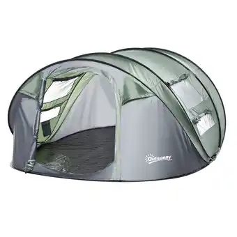 Netto Marken-Discount Outsunny Kuppelzelt Polyester, PE, B3 Gitter, Glasfaser Angebot