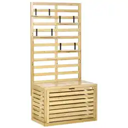 Netto Marken-Discount Outsunny Aufbewahrungsbox Tannenholz Angebot
