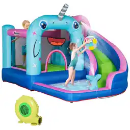 Netto Marken-Discount Outsunny Hüpfburg Oxfordstoff, Polyester Angebot