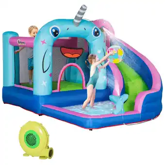 Netto Marken-Discount Outsunny Hüpfburg Oxfordstoff, Polyester Angebot