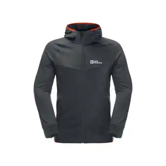 Netto Marken-Discount Jack Wolfskin Hydro Grid Hooded FZ Herren Fleecejacke Angebot