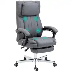Netto Marken-Discount Vinsetto Massage-Bürostuhl Polyester, Stahl Angebot