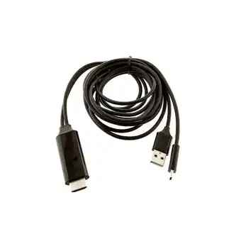 Netto Marken-Discount 2-in-1-Lade- und HDTV Verbindungskabel USB-C 4K/HD 2m Angebot
