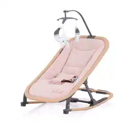 Netto Marken-Discount Chipolino Babywippe Velvet faltbar Spielbogen Holzoptik Sicherheitsgurt bis 9 kg rosa Angebot