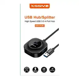 Netto Marken-Discount Hochgeschwindigkeits USB 3.0 4 Port Hub/Splitter mit Ladefunktion Angebot