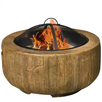 Netto Marken-Discount Outsunny Feuerstelle Metall, Magnesium-Oxid Angebot