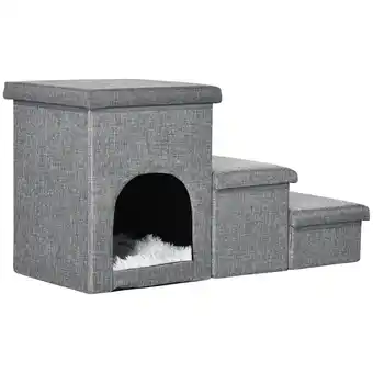 Netto Marken-Discount PawHut Hundetreppe Leinen (100% Polyester), Plüsch, PP-Baumwolle, MDF Angebot