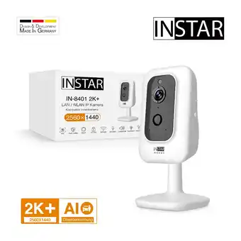 Netto Marken-Discount INSTAR IN-8401 2K+ Überwachungskamera Weiß Angebot