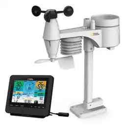 Netto Marken-Discount NATIONAL GEOGRAPHIC WLAN-Farbwetterstation mit 7-in-1-Profi-Sensor Angebot