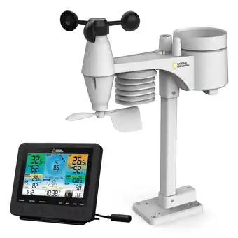 Netto Marken-Discount NATIONAL GEOGRAPHIC WLAN-Farbwetterstation mit 7-in-1-Profi-Sensor Angebot