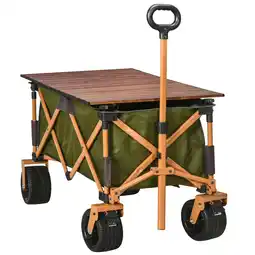 Netto Marken-Discount Outsunny Bollerwagen Stahl, Oxford-Gewebe, Aluminium Angebot
