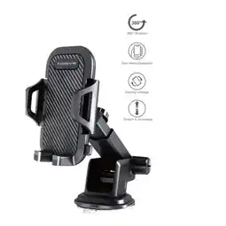 Netto Marken-Discount Universal Autohalterung mit Saugnapf 360° drehbar KfZ Halterung Angebot
