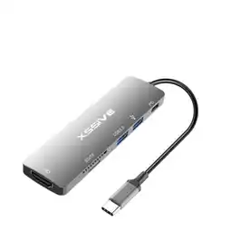 Netto Marken-Discount USB-C Pro Hub 6 in 1 Adapter Schlanker Multi-Port Angebot