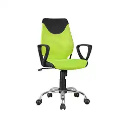 Netto Marken-Discount AMSTYLE Kinder-Drehstuhl KiKa Schwarz-Limette Angebot