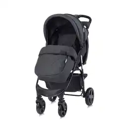 Netto Marken-Discount Lorelli Kinderwagen Buggy Olivia, Zubehörbox, Fußabdeckung, verstellbar, Korb schwarz Angebot