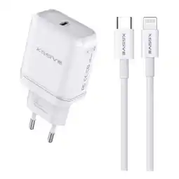 Netto Marken-Discount Schnelladegerät 20W Ladegerät und USB Kabel Type-C zu iOS Geräte 3A Angebot