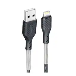 Netto Marken-Discount Carbon Ladekabel USB A zu iPhone-Anschluss 8-polig 2,4A CB Angebot