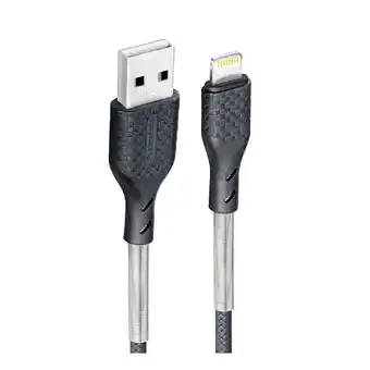 Netto Marken-Discount Carbon Ladekabel USB A zu iPhone-Anschluss 8-polig 2,4A CB Angebot