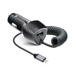 Netto Marken-Discount KFZ-Ladegerät CARBON USB QC 3.0 18W + Kabel iPhone-Anschluss Angebot