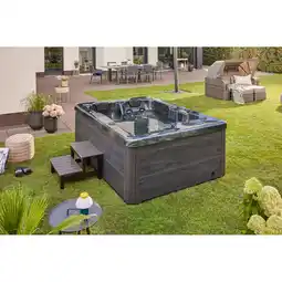 Netto Marken-Discount HOME DELUXE Outdoor Whirlpool BLACK MARBLE - Mit Treppe und Thermoabdeckung Angebot