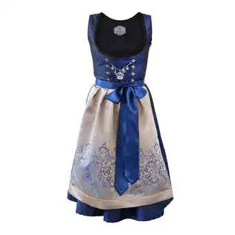 Netto Marken-Discount Midi Dirndl 2-teilig Royalblau Angebot