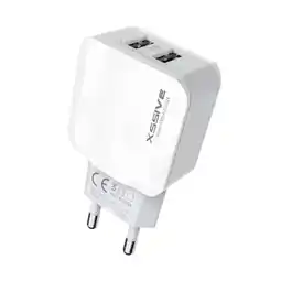 Netto Marken-Discount Dual USB-C 2.1A Schnell Wandladegerät Reiseladegerät Stecker mit 1m Typ-C (USB-C) Ladekabel weiß Angebot