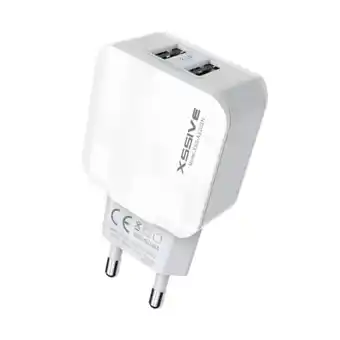Netto Marken-Discount Dual USB-C 2.1A Schnell Wandladegerät Reiseladegerät Stecker mit 1m Typ-C (USB-C) Ladekabel weiß Angebot