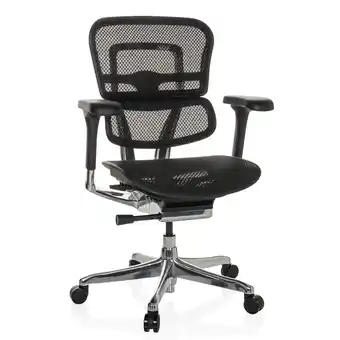 Netto Marken-Discount hjh OFFICE Luxus Chefsessel ERGOHUMAN BASE GEN2 Netzstoff mit Armlehnen (höhenverstellbar) Angebot
