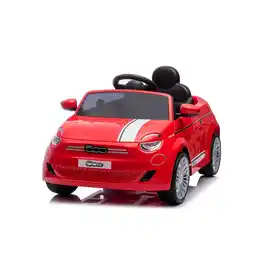Netto Marken-Discount Chipolino Kinder Elektroauto Fiat 500 Fernbedienung, Sicherheitsgurt, MP3, USB rot Angebot
