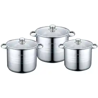 Netto Marken-Discount 6-TLG Edelstahl Kochtopfset Induktion Angebot