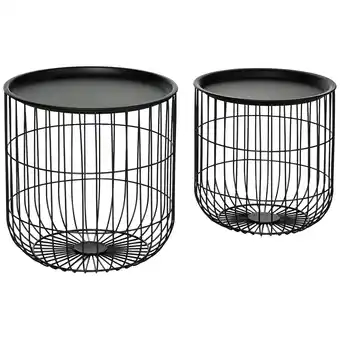 Netto Marken-Discount HOMCOM Beistelltisch Set Stahl Angebot