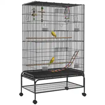 Netto Marken-Discount PawHut Vogelkäfig Stahl, Kunststoff Angebot