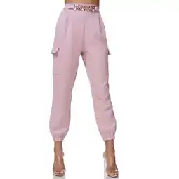 Netto Marken-Discount RAYSHYNE Damen Pumphose Elegante Cargo Pumphose mit goldener Schnalle RS16 Angebot