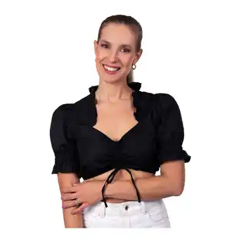 Netto Marken-Discount Dirndlbluse mit Schnürung Angebot