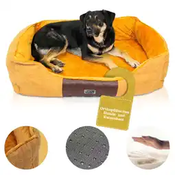 Netto Marken-Discount DEAR DARLING DD-04BRXL Luxus Hundebett Katzenbett braun Gr. XL 100x70cm mit Memoryschaum Matratze Angebot