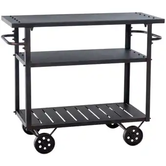 Netto Marken-Discount CLP Servierwagen Spring I Mehrzweck-Servierwagen Für Küche Und Esszimmer Mit 3 Etagen Angebot