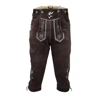 Netto Marken-Discount Trachtenlederhose Kniebundhose Hirsch Angebot