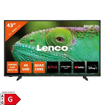 Netto Marken-Discount Lenco LED-4353BK - 43-Zoll 4K Android-Smart-TV, schwarz Angebot