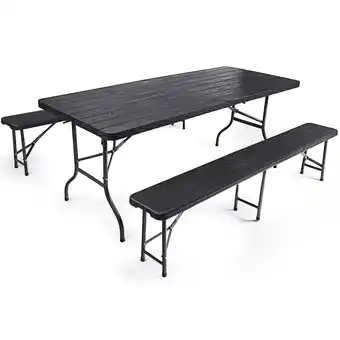 Netto Marken-Discount Bierzeltgarnitur Festzeltgarnitur Campingtisch Picknick Lisa Angebot