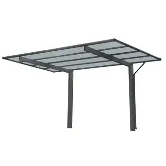 Netto Marken-Discount Ximax Aluminium Carport Wing Typ 80 Anthrazit Angebot