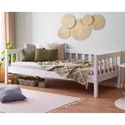 Netto Marken-Discount Inter Link Tagesbett Sintro 90x200 cm inkl. Lattenrost - Weiss Angebot